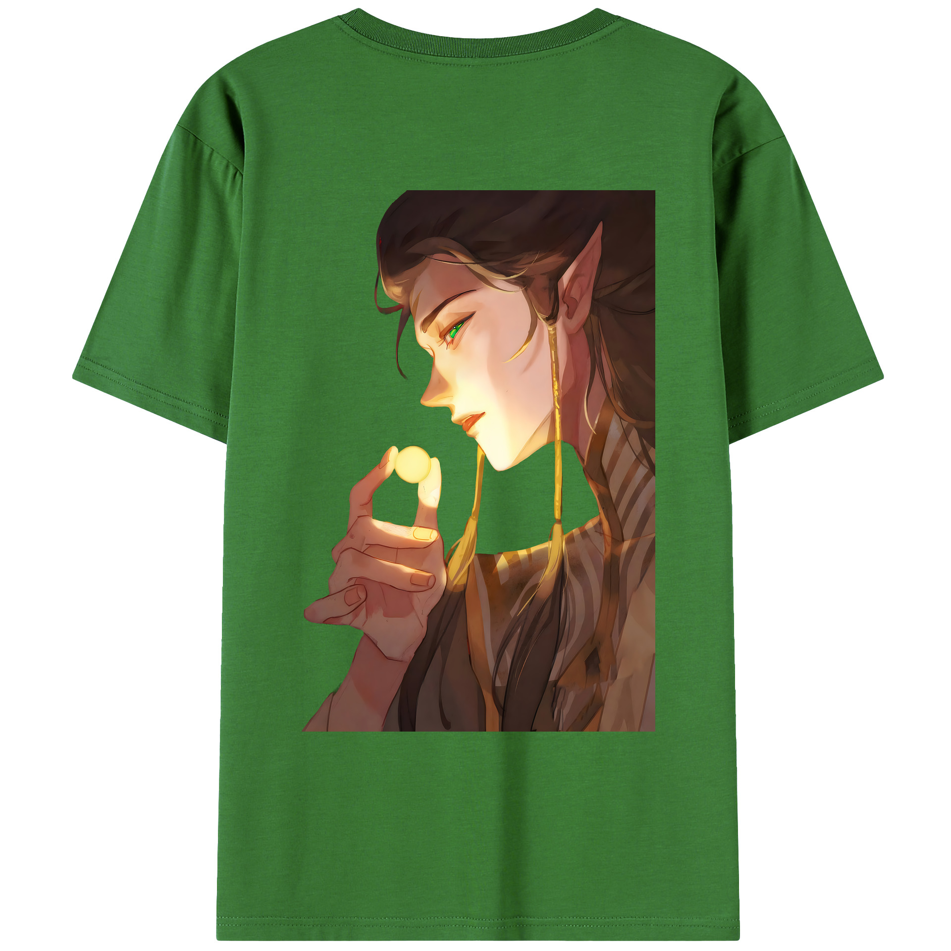 （画像用） Ne Zha 2 ナタ 魔童の大暴れ レディース半袖Tシャツ(バックプリント)